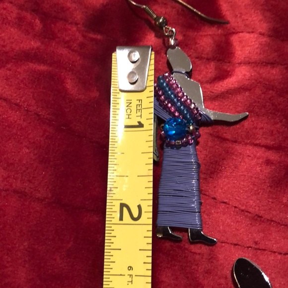 Vintage hand made pin and earrings - Picture 3 of 6